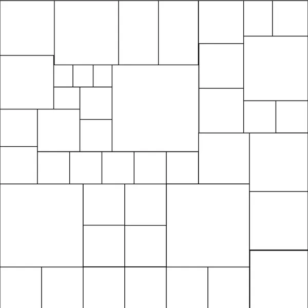 Azulejos patrón sin costura con cuadrados . — Vector de stock