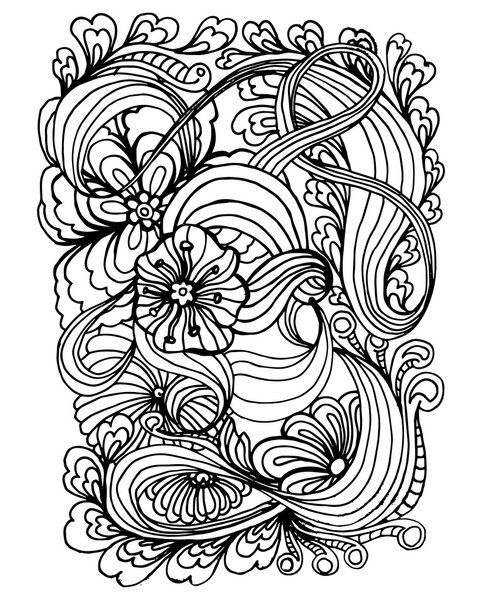 Abstract floral element