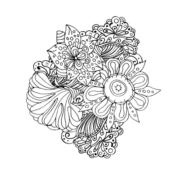 Abstract floral element