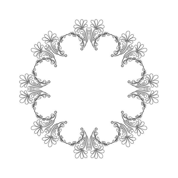 Cirkel kant ornament — Stockvector