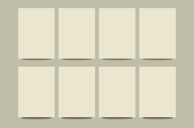 Yaratıcı kartları şablonları. 