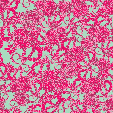 El çizimi pürüzsüz desen