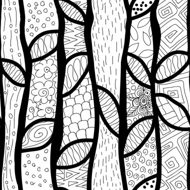 soyut çizilmiş dalgalar doku