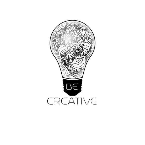 Sé creativo Cartel creativo . — Vector de stock