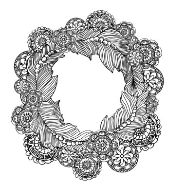 Steampunk teknoloji öğeleri ile daire kare