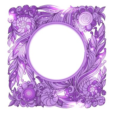 Peri elle çizilmiş doodle stili