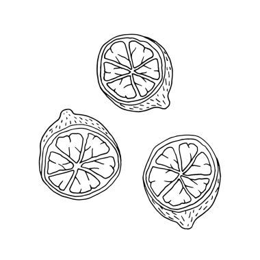 Çizgi film limon dağılımı ile