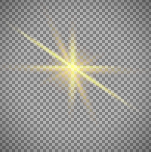 Transparent bakgrund med stjärna — Stock vektor