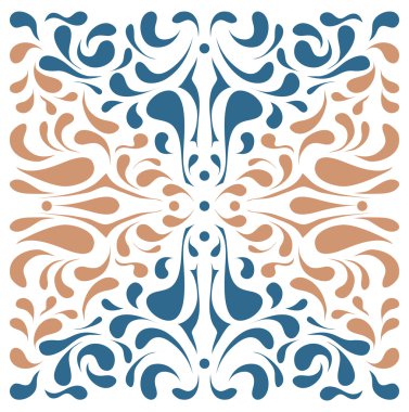 Dekoratif duvar kağıdı tasarım şeklinde