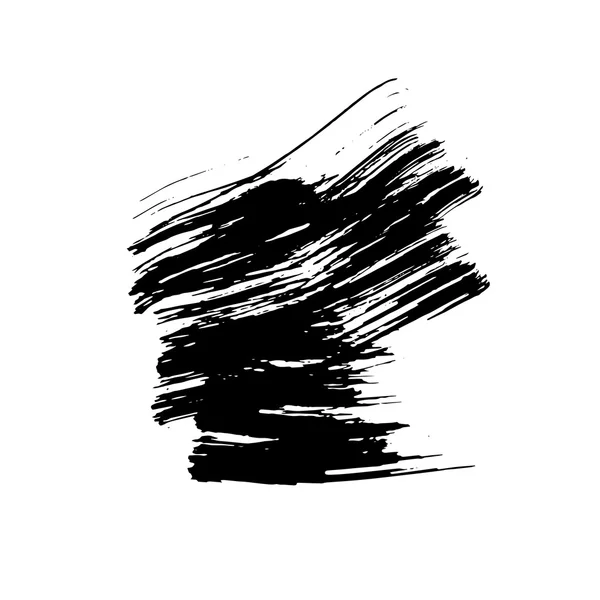 Siyah mürekkep fırça darbeleri — Stok Vektör