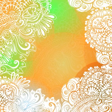 Meditasyon için Turuncu Romantik arka plan