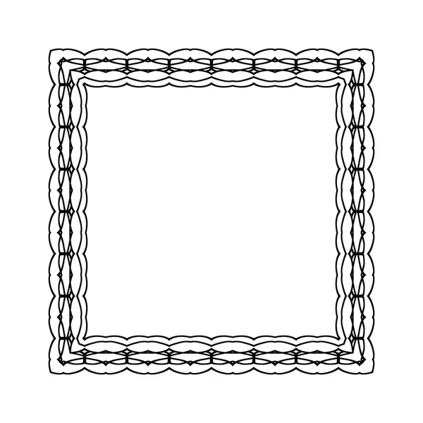 Gypsy ornamental frame — Stock Vector