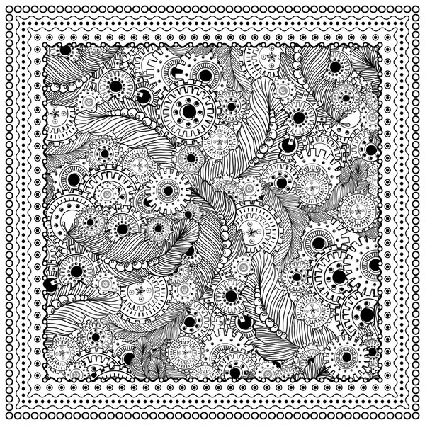 Ornamental mono color frame