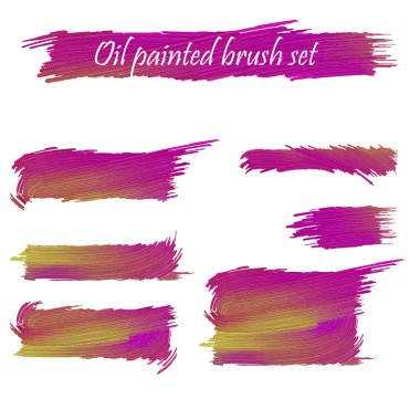 fırça konturları seti