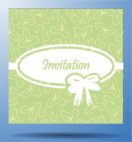 Tarjeta de invitación de boda — Archivo Imágenes Vectoriales