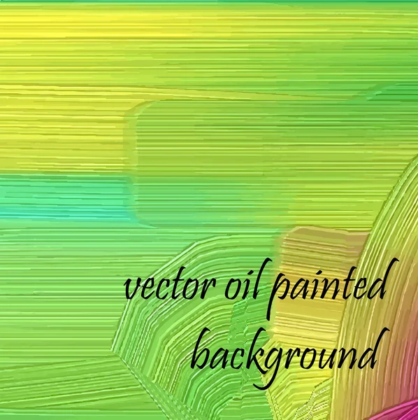 Fondo pintado al óleo colorido — Vector de stock