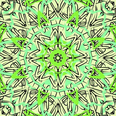 Parlak mandala süsleme