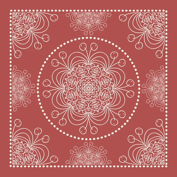 Bandana in colore trendy — Vettoriale Stock