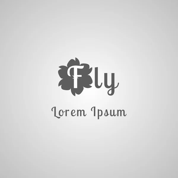 Logo of Word 'fly' — Wektor stockowy