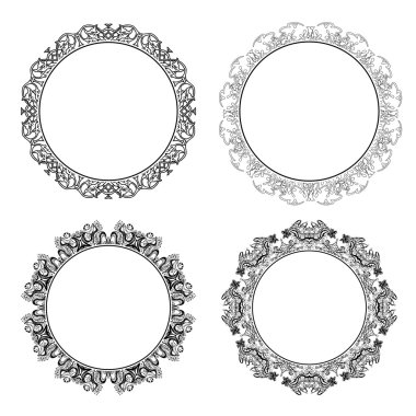 Dekoratif çerçeve kümesi