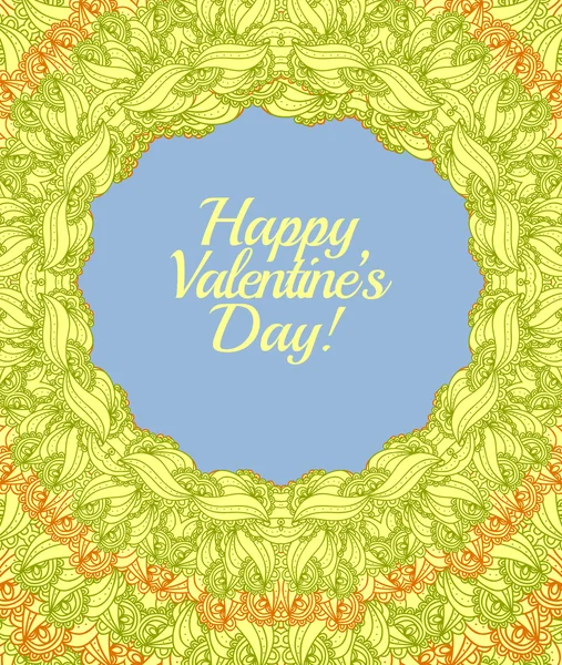Happy Valentine's Day  card — Stock Vector