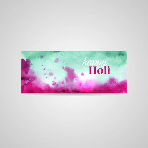 Holi holiday banner — Stock Vector