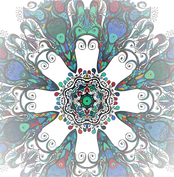 Mandala oriental moti — Archivo Imágenes Vectoriales