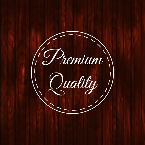 Premium Quality wood background — Stock Vector