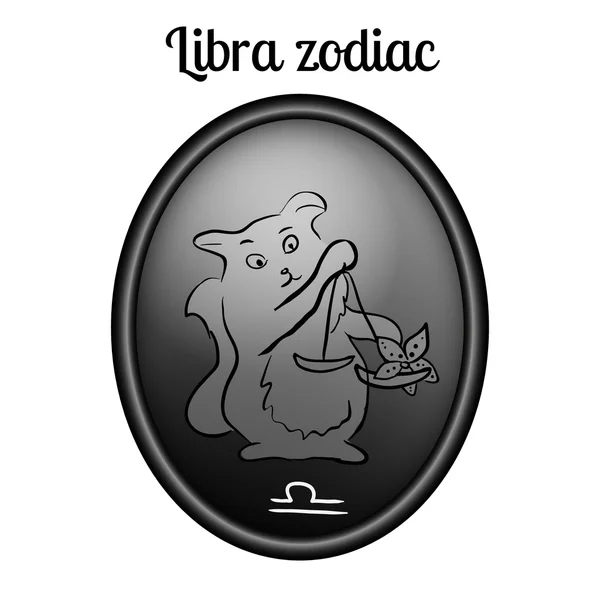 Signe du zodiaque LIbra — Image vectorielle