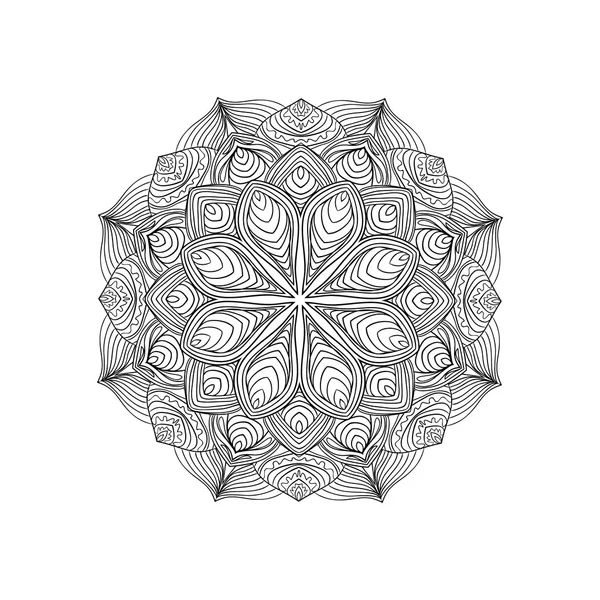 Ornement de mandala abstrait — Image vectorielle