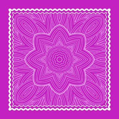 Pink bandana. Marsala