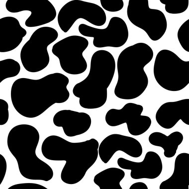 Cow background, seamless pattern