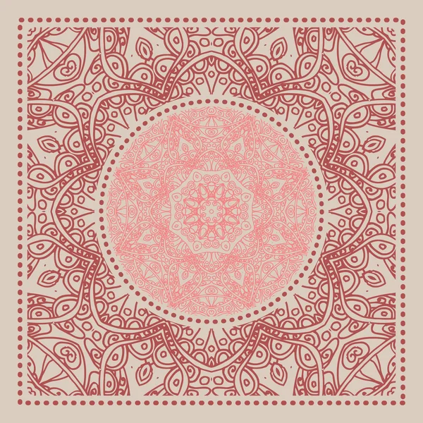 Bandana roja Marsala — Vector de stock