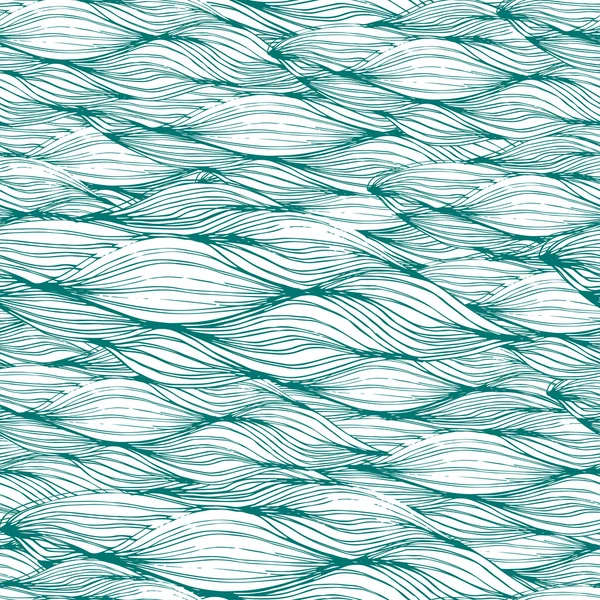 Seamless abstract pattern, waves — Stock Vector