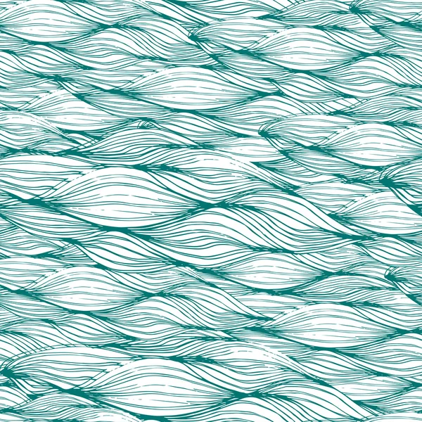 Seamless abstract pattern, waves — Stock Vector