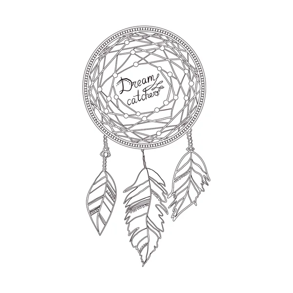 Indiska dream catcher — Stock vektor