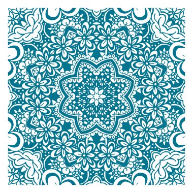 Boyama kitabı sayfası desenli