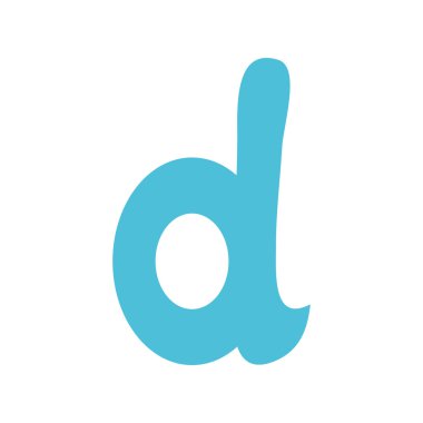 Kalın el harfi d çekilmiş