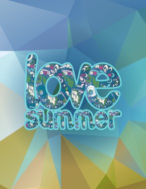 poster tasarım aşk yaz