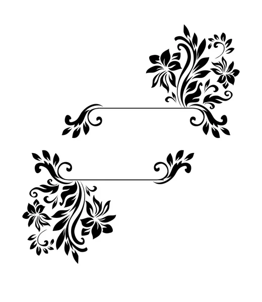 Decoratieve Victoriaanse stijl kalligrafische — Stockvector