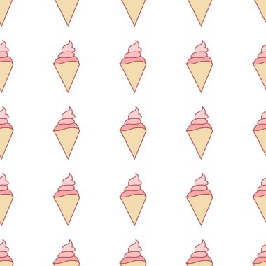 Dondurmalar dekoratif seamless modeli.
