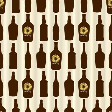 Cam şişeler silüeti