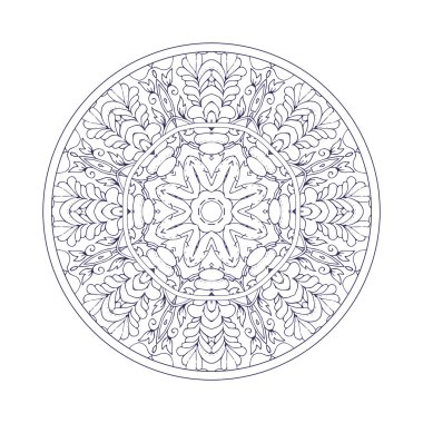 Mandala- ethnic decorative element.