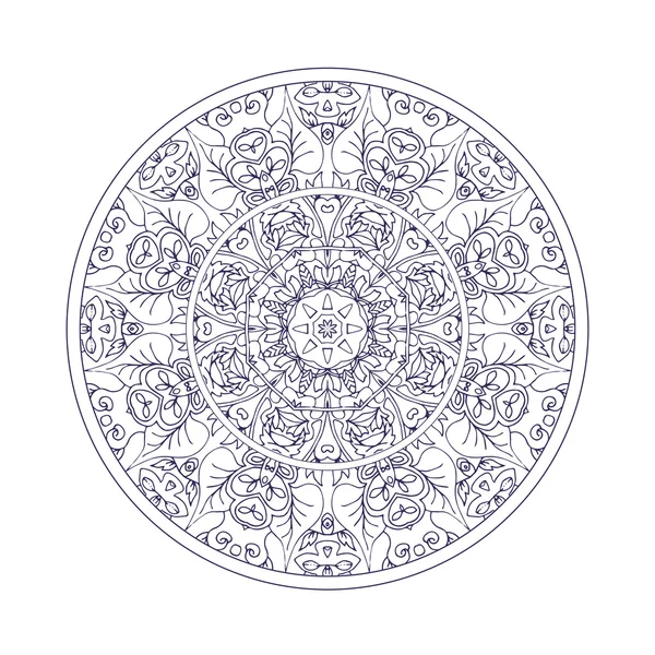 Elemento decorativo Mandala-etnico . — Vettoriale Stock
