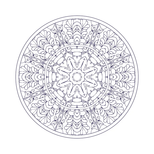 Mandala- ethnic decorative element. — Stock vektor