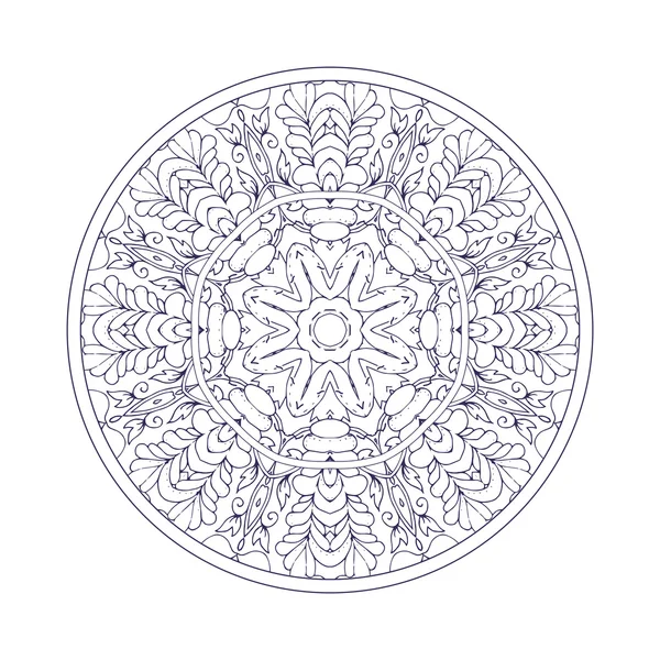 Mandala- elemento decorativo étnico . — Vetor de Stock