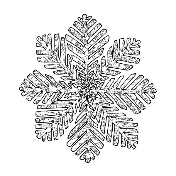 Snowflake for Merry Christmas — Stock vektor