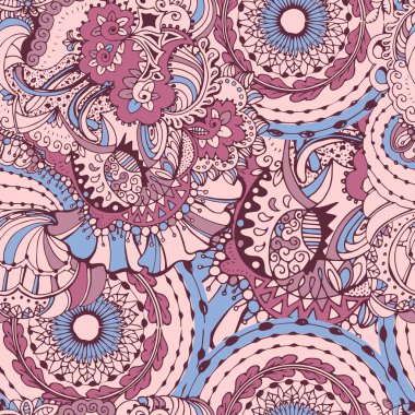 seamless pattern in trendy colors