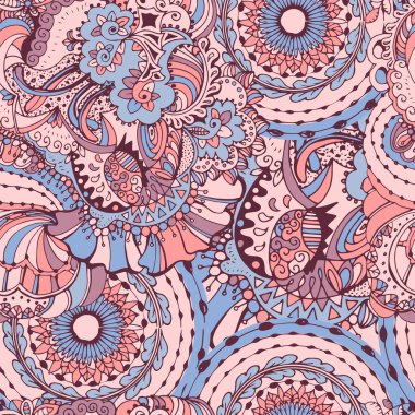 seamless pattern in trendy colors