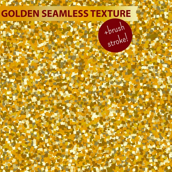 Gold seamless glitter texture — Stock Vector